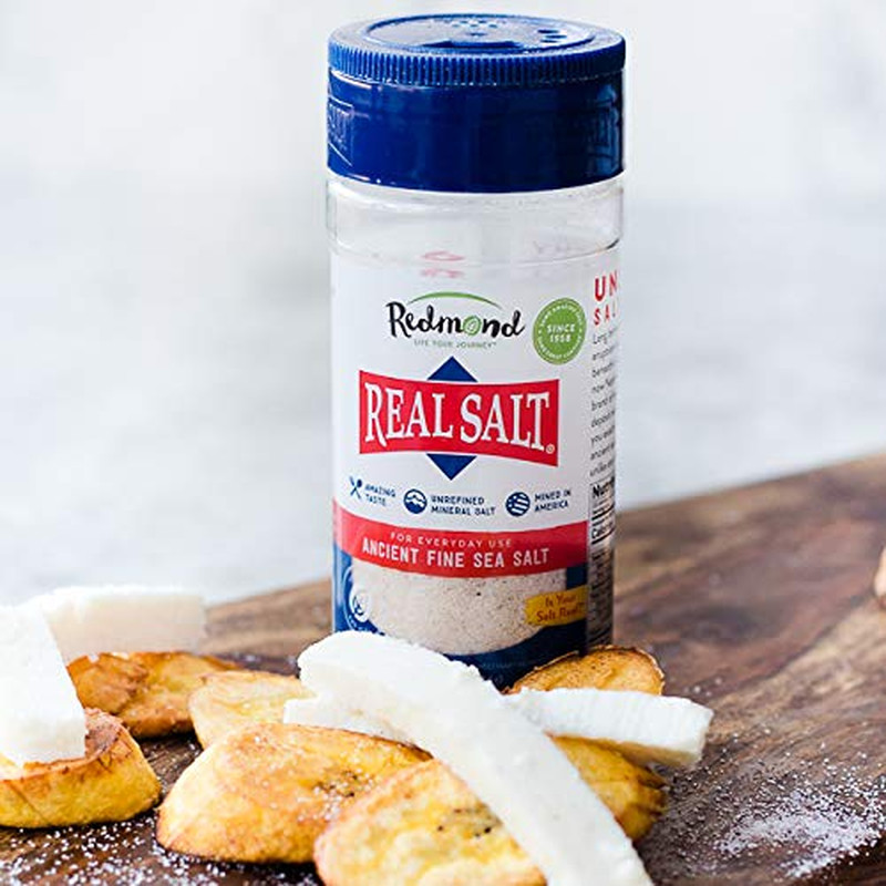 Real Sea Salt – Natural Unrefined Gluten Free Fine, 10 Ounce Shaker (1 Pack)