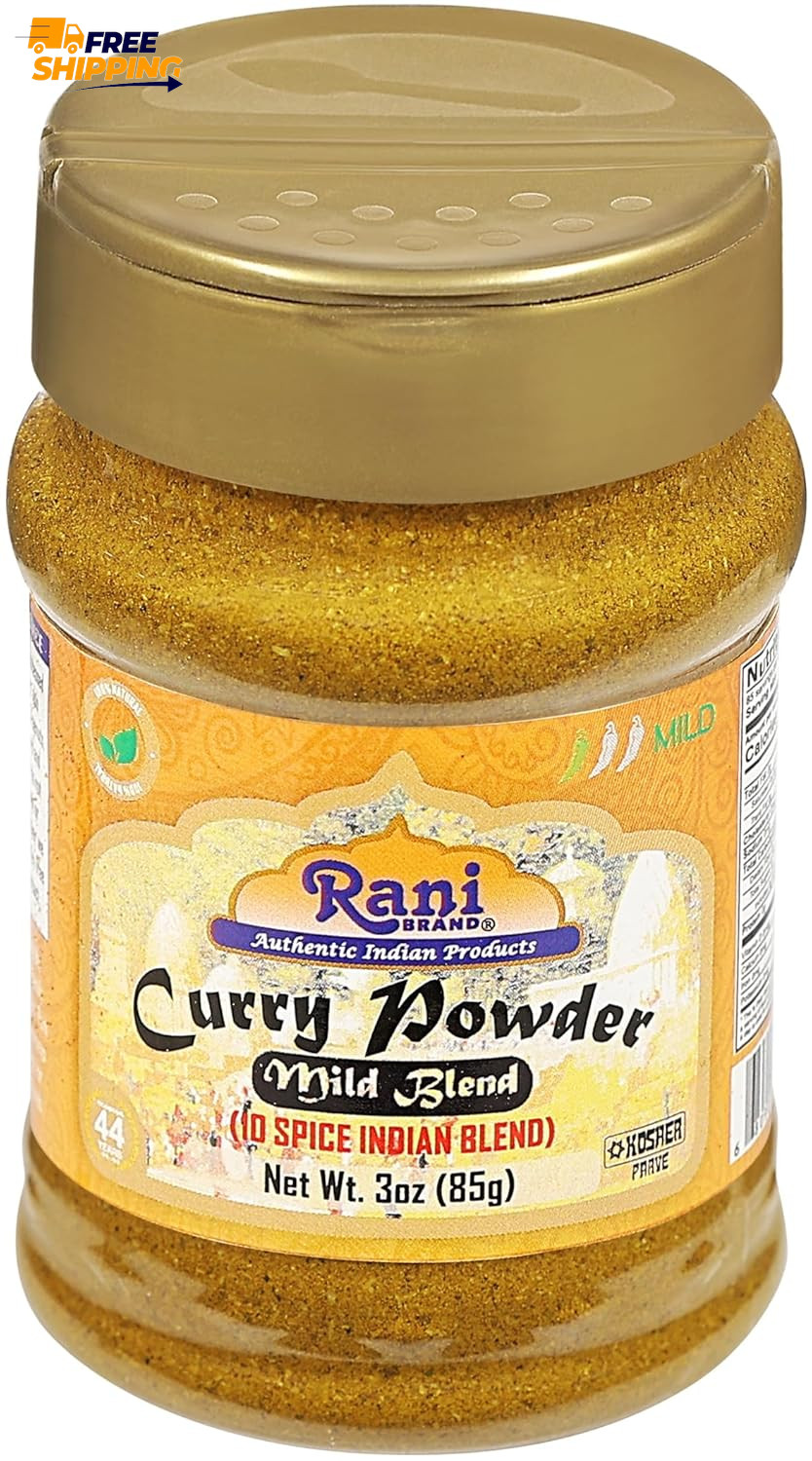 Rani Curry Powder Mild (10-Spice Authentic Indian Blend) 3Oz (85G) PET ✅