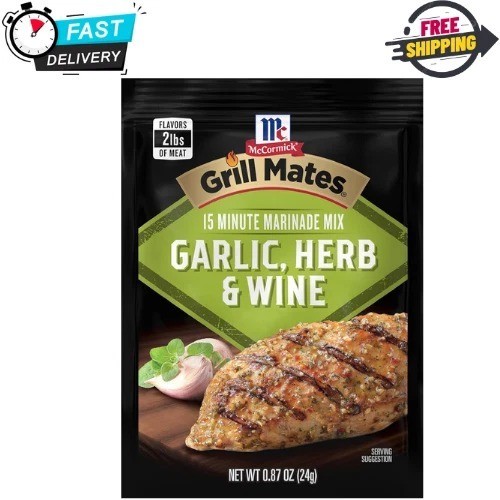 McCormick Grill Mates Garlic, Herb & Wine Marinade Mix, 0.87 oz