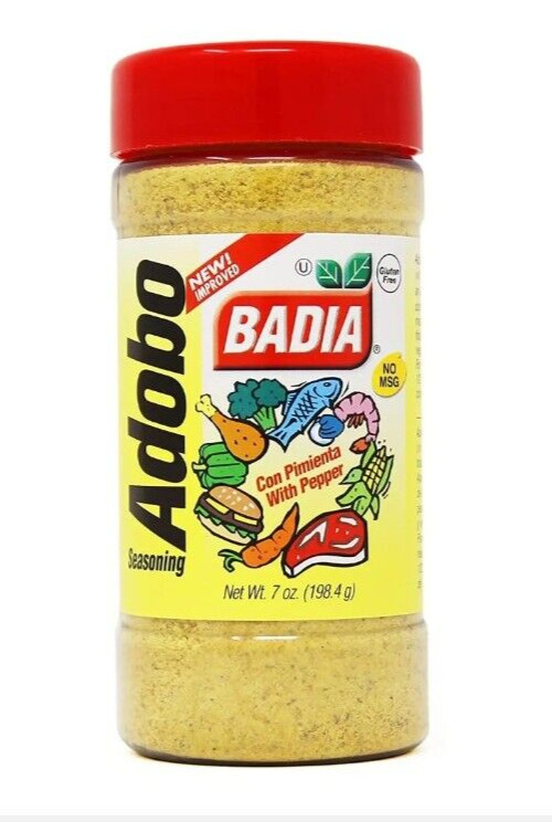 2 Pack Badia Adobo Seasoning with Pepper, 7 Ounces Each, 14 Ounces Total