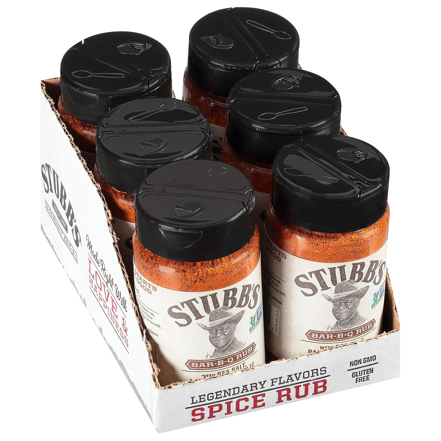 Stubb’s All Purpose BBQ Barbecue Rub Mesquite Smoke 4.62oz (12 Pack)