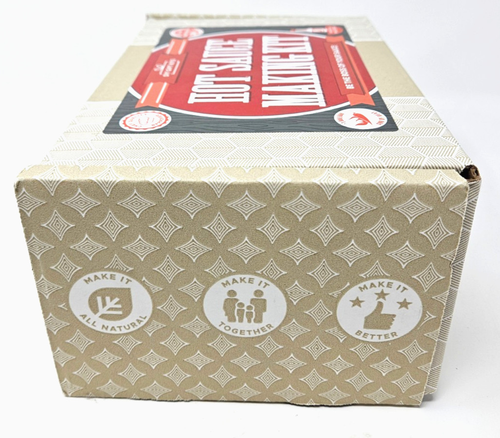 DIY Gift Kits Standard Hot Sauce Making Kit with 3 Bottles, Recipes, & Peppers!