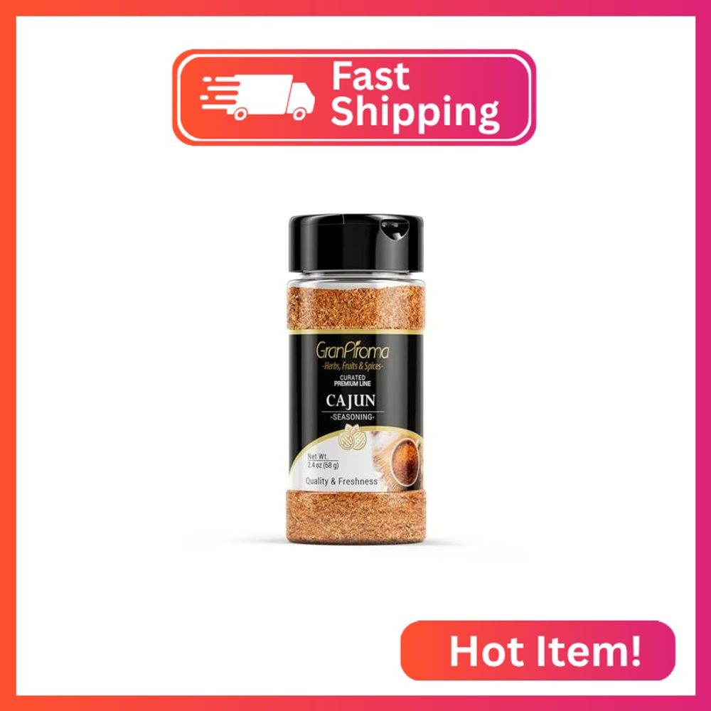 GranAroma Cajun Seasoning, Versatile Seasoning, Spicy & Flavorful, New Orlean’s