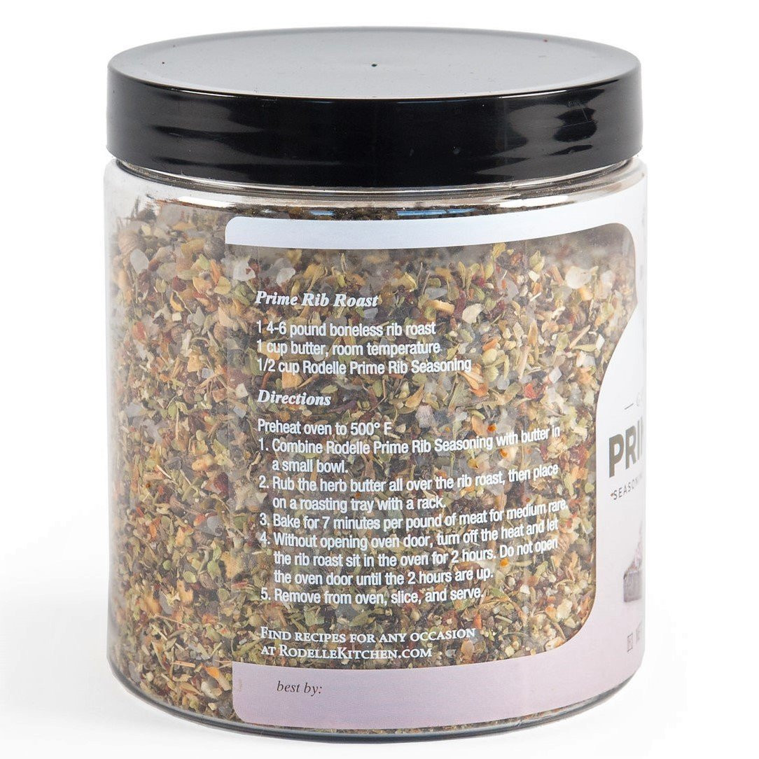 Gourmet Prime Rib Seasoning, Dry Rub, Gluten Free, Kosher, 15 Oz