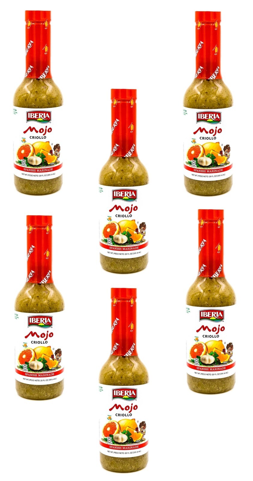 Iberia Mojo Criollo Spanish Marinade – 6 Pack ( Size 20 oz ) Bold & Flavorful