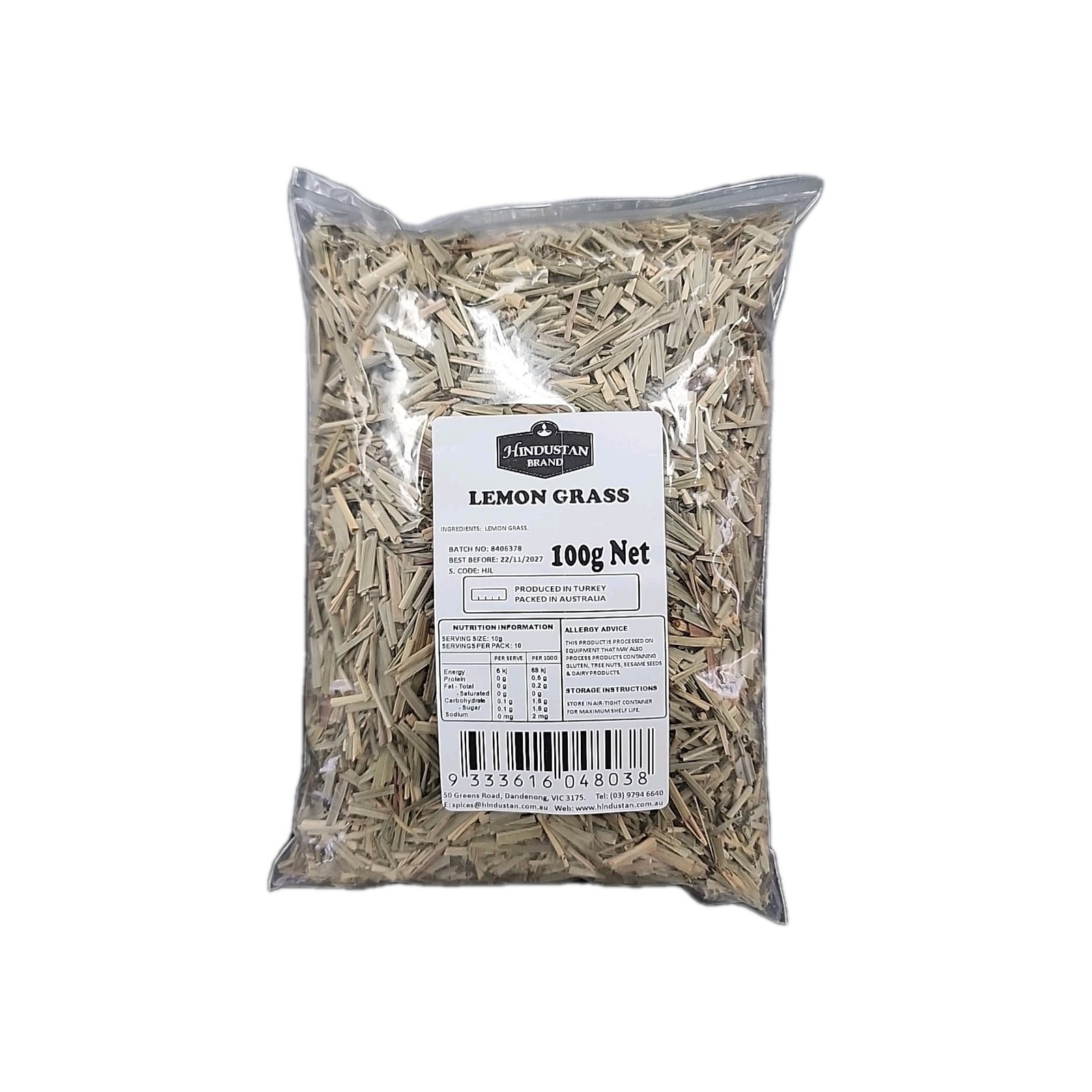 Lemon Grass (Dried) – 100gm