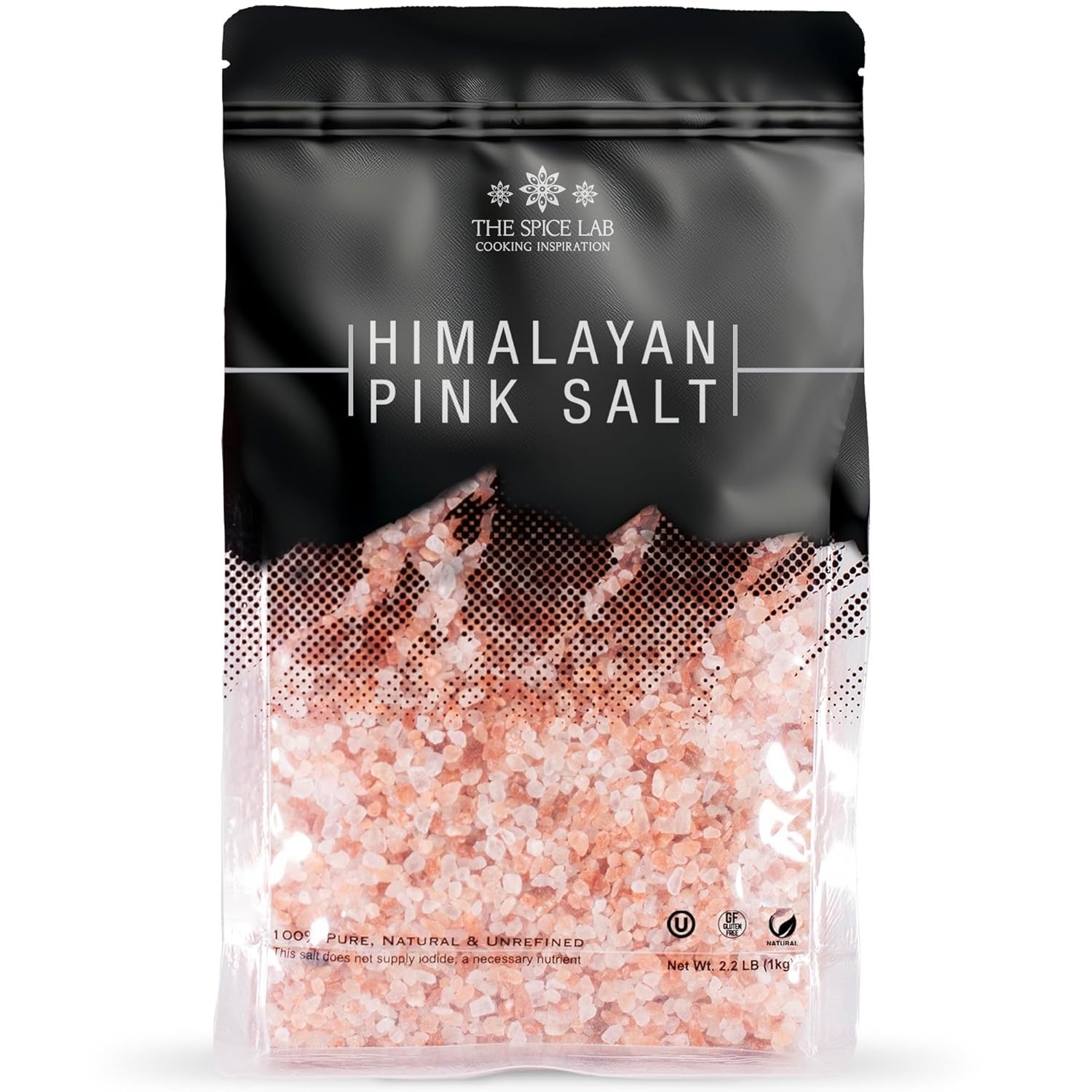 Pink Himalayan Salt – Coarse Grain, 2.2 lb / 1 Kilo – Himalayan Pink Salt for…