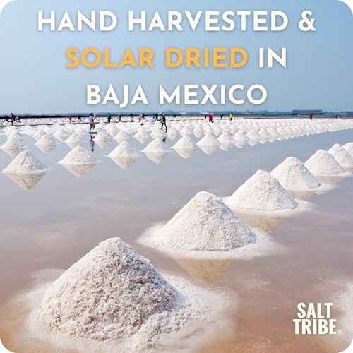 Fine Ground Baja Sea Salt 4 Pounds 90 Trace Minerals Low Sodium Hand Harvested