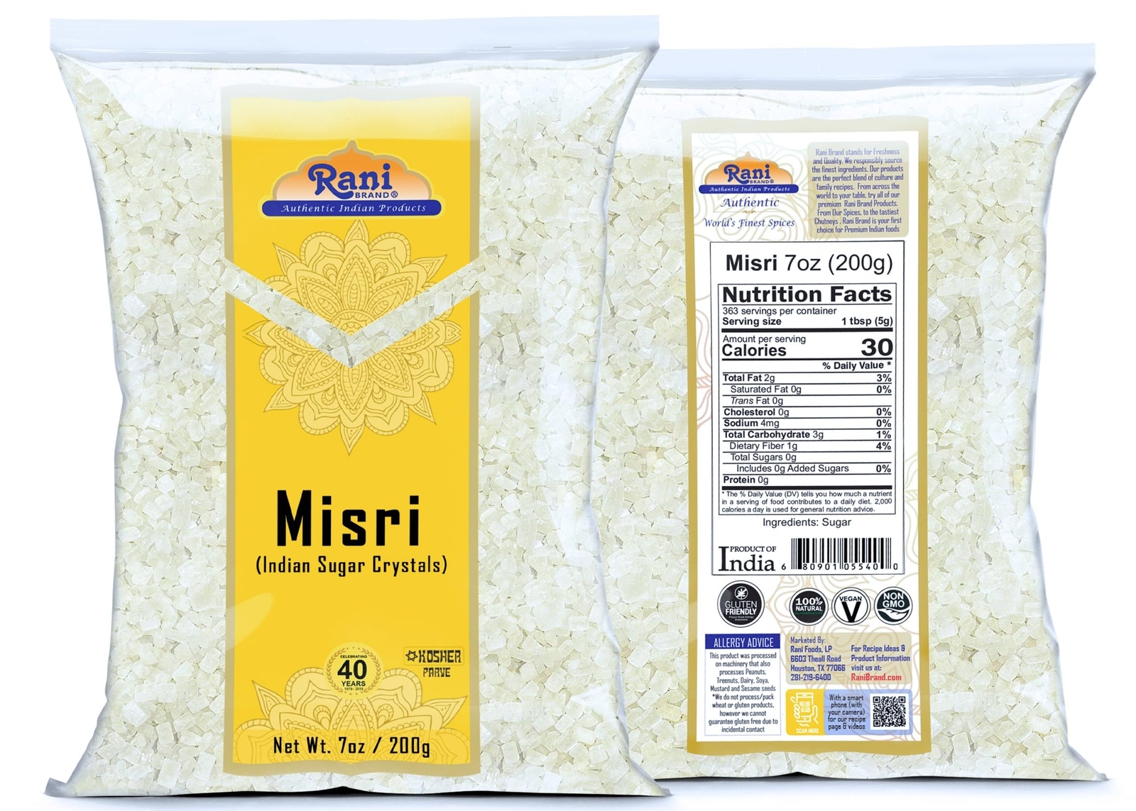 Rani Misri (India Sugar Crystals) 7oz (200g)