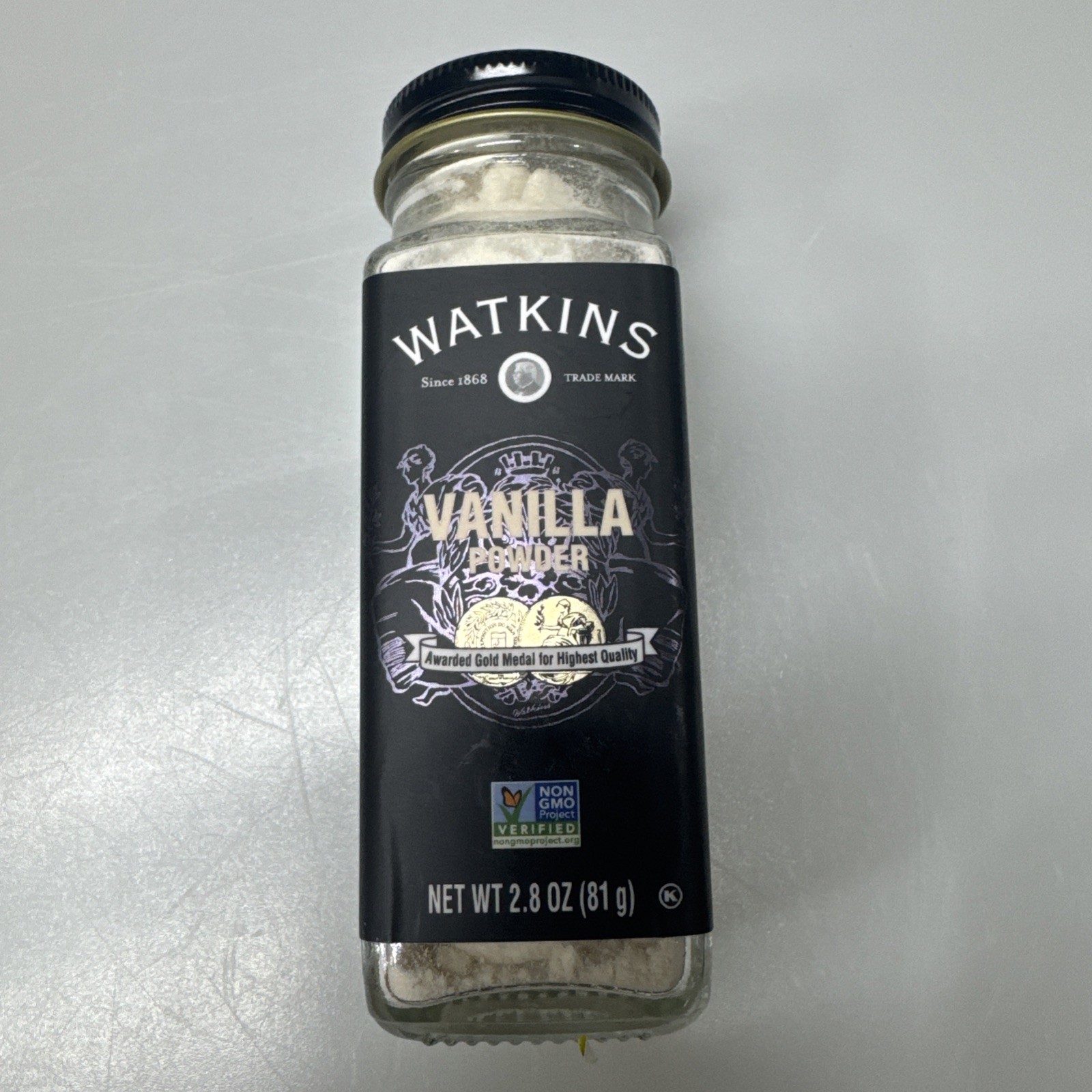 WATKINS Gourmet Premium Vanilla POWDER 2.8 FL OZ Non-GMO Certified