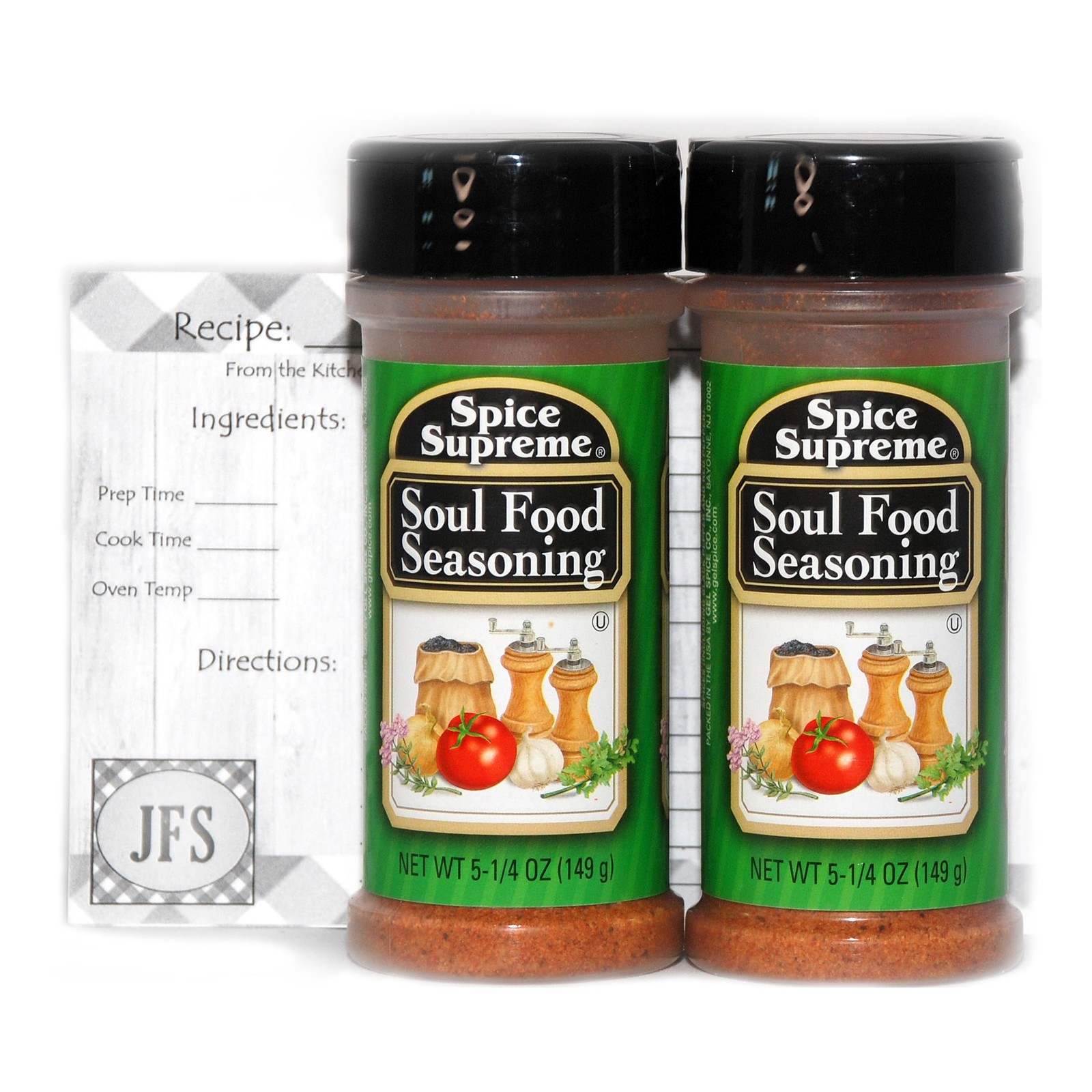 Spice Supreme Soul Food Seasoning, 5.25 ounces, (Pack of 2) Bundled with a JF…