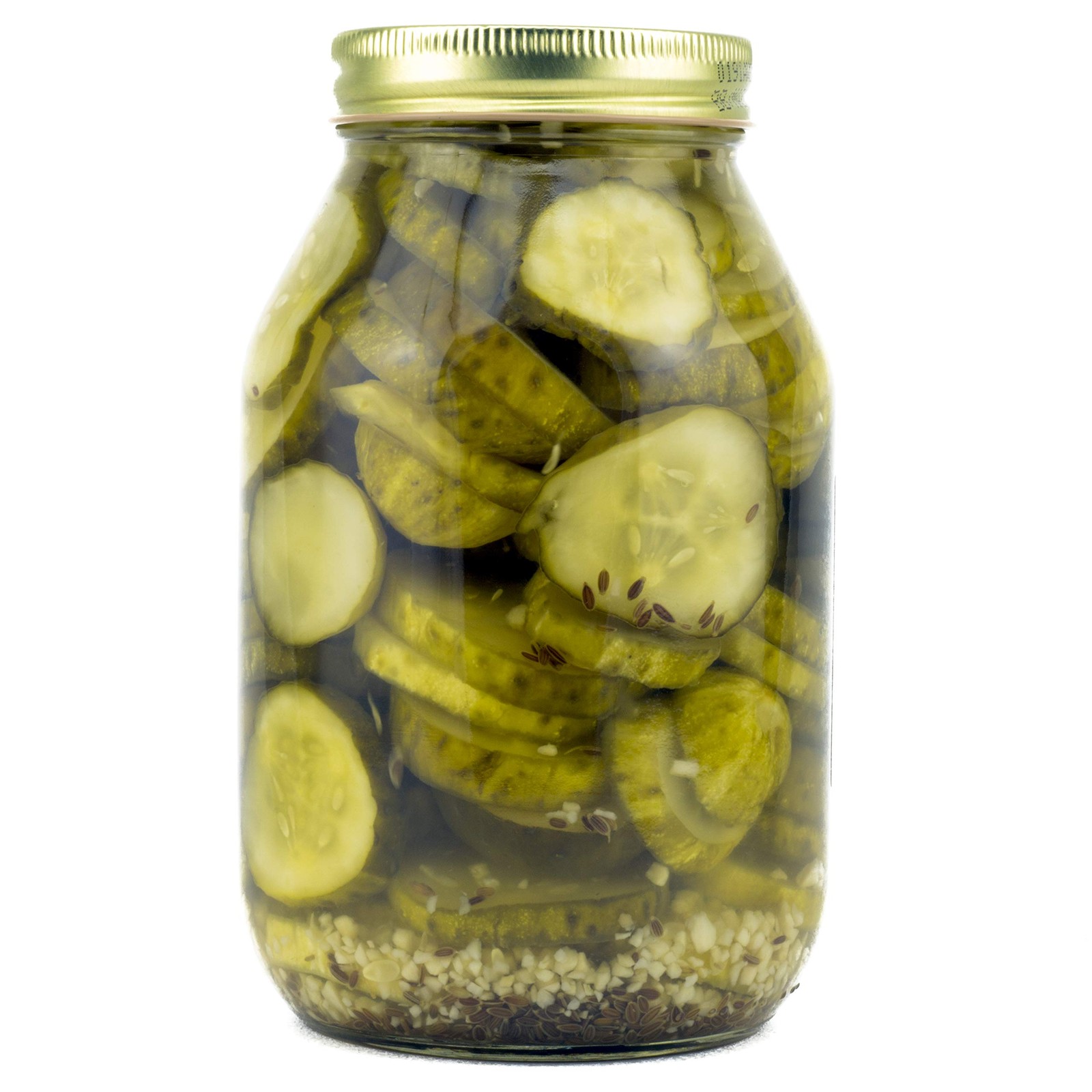 Ready-to-Eat Sweet Garlic Dill Pickles 32 Oz – USA Made Delight