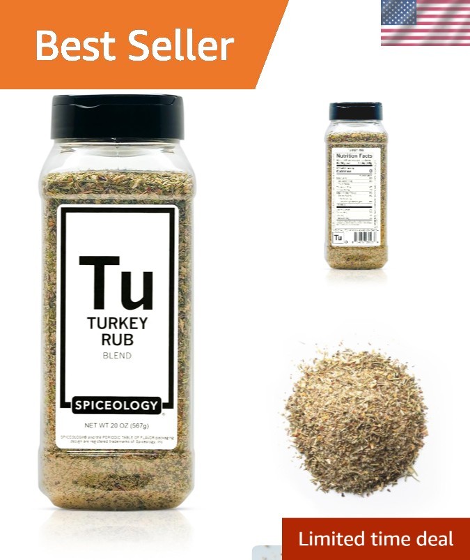 Turkey Rub – Savory Poultry Seasoning and Spice Blend – Use On: Pork, Turkey,…