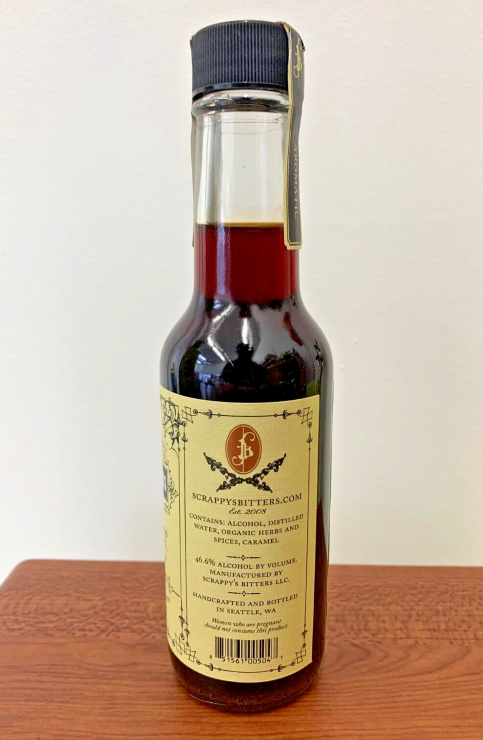 Scrappy’s Aromatic Bitters! Scrappys Cocktail Old Fashion Bitter Bottle Drink