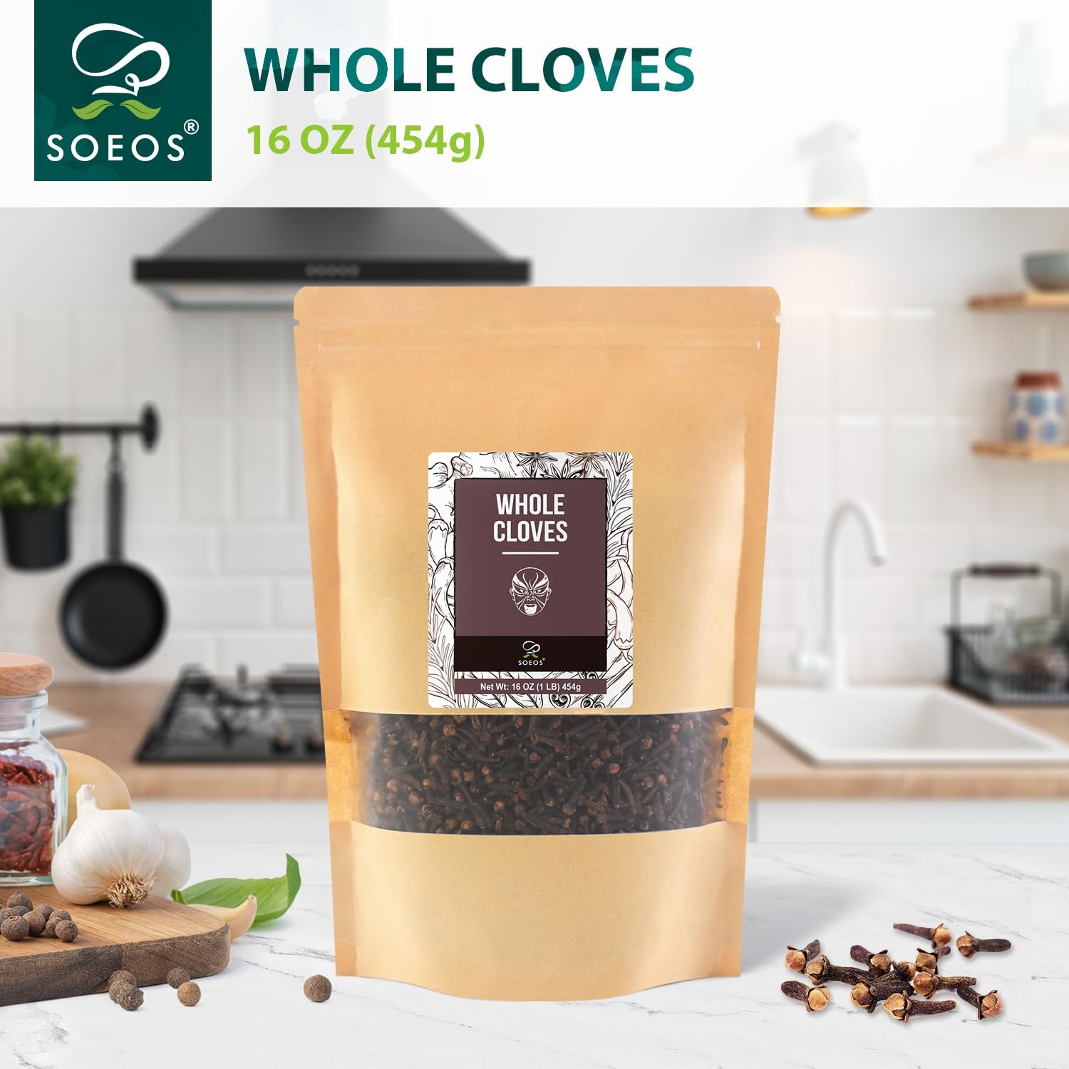 Whole Cloves 16 Ounce Bulk, Premium Quality Fresh Hand Picked Cloves Whole, G…
