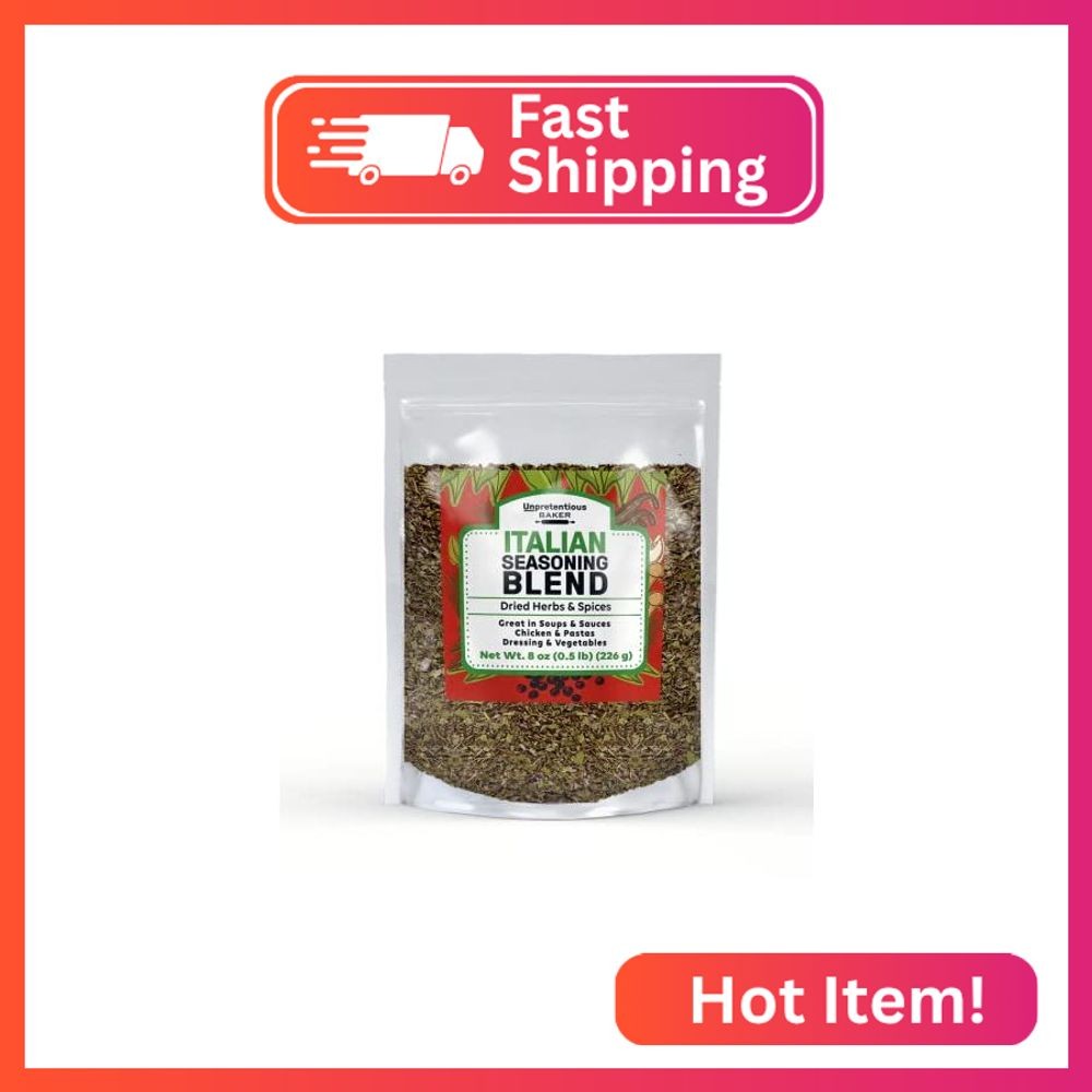 Unpretentious Italian Seasoning, Great in Soups & Sauces, Delicious Seasoning Bl