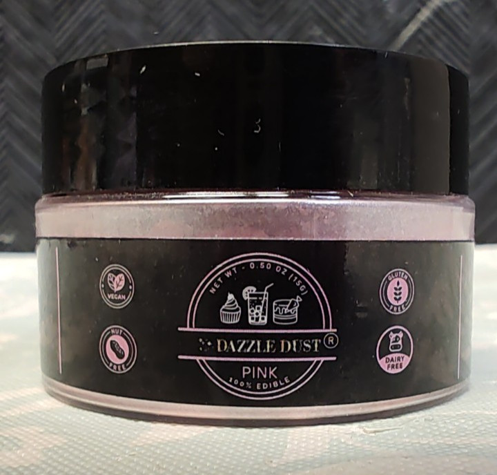 Dazzle Dust Pink Food grade colorant Beautiful pink shimmer drink food color B69