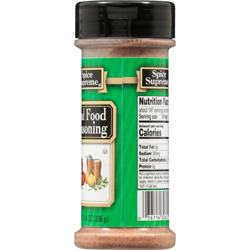 3x Spice Supreme Soul Food Seasoning Spice Rub Kitchen Cooking Gourmet New 7.25o