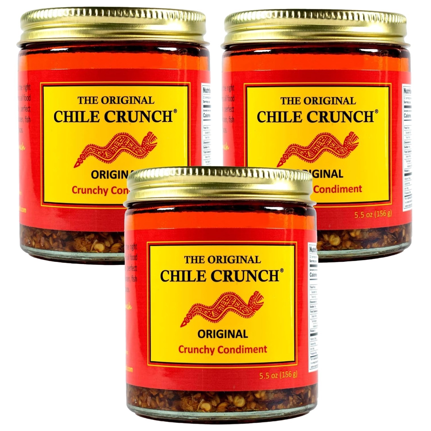 Authentic Mexican Chili Crunch Condiment Trio