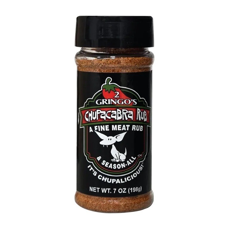 2 Gringos Chupacabra Original Blend Fine Meat Rub All Purpose Seasoning 12 oz.