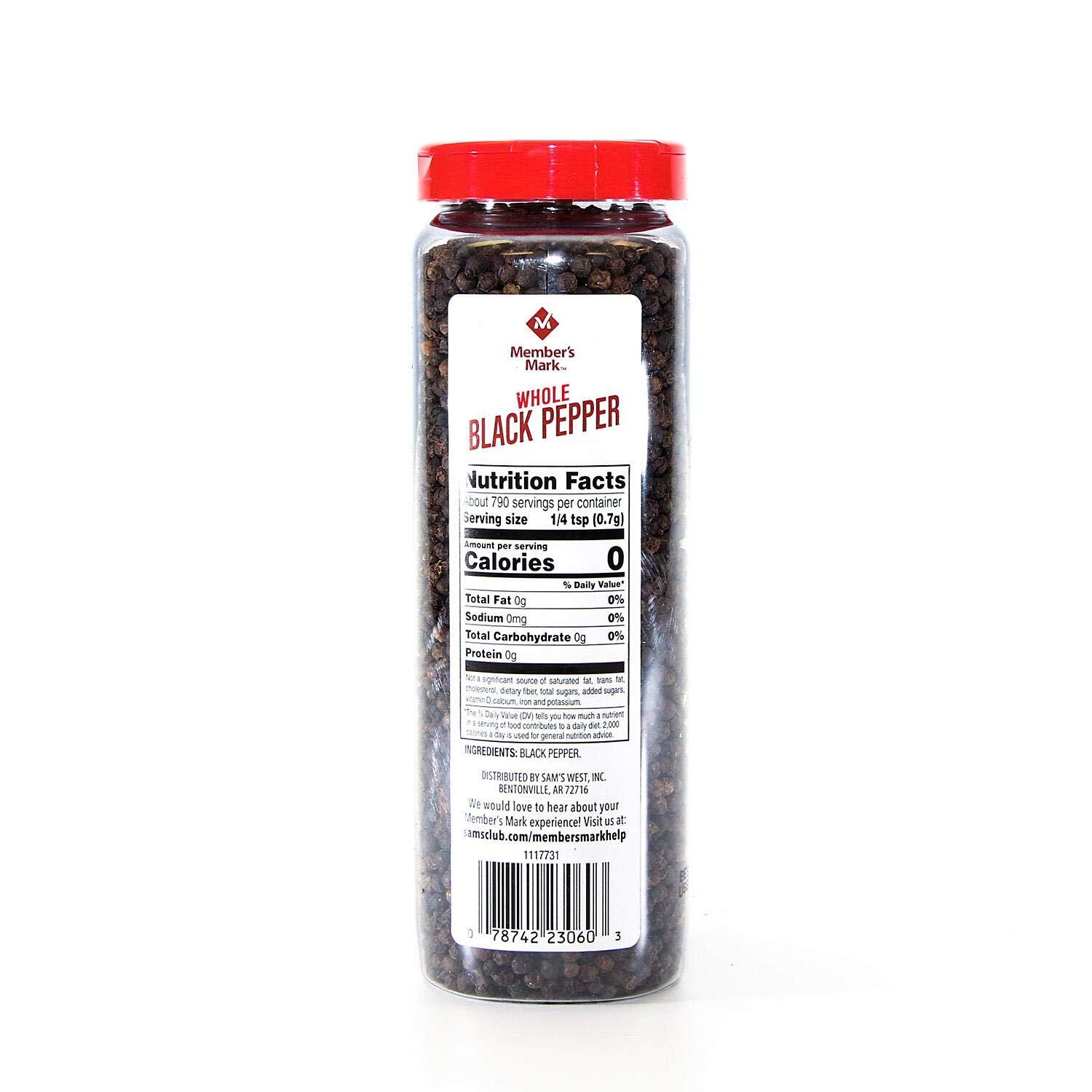 Member’s Mark Whole Black Peppercorns by Tone’s 19.5 oz. A1
