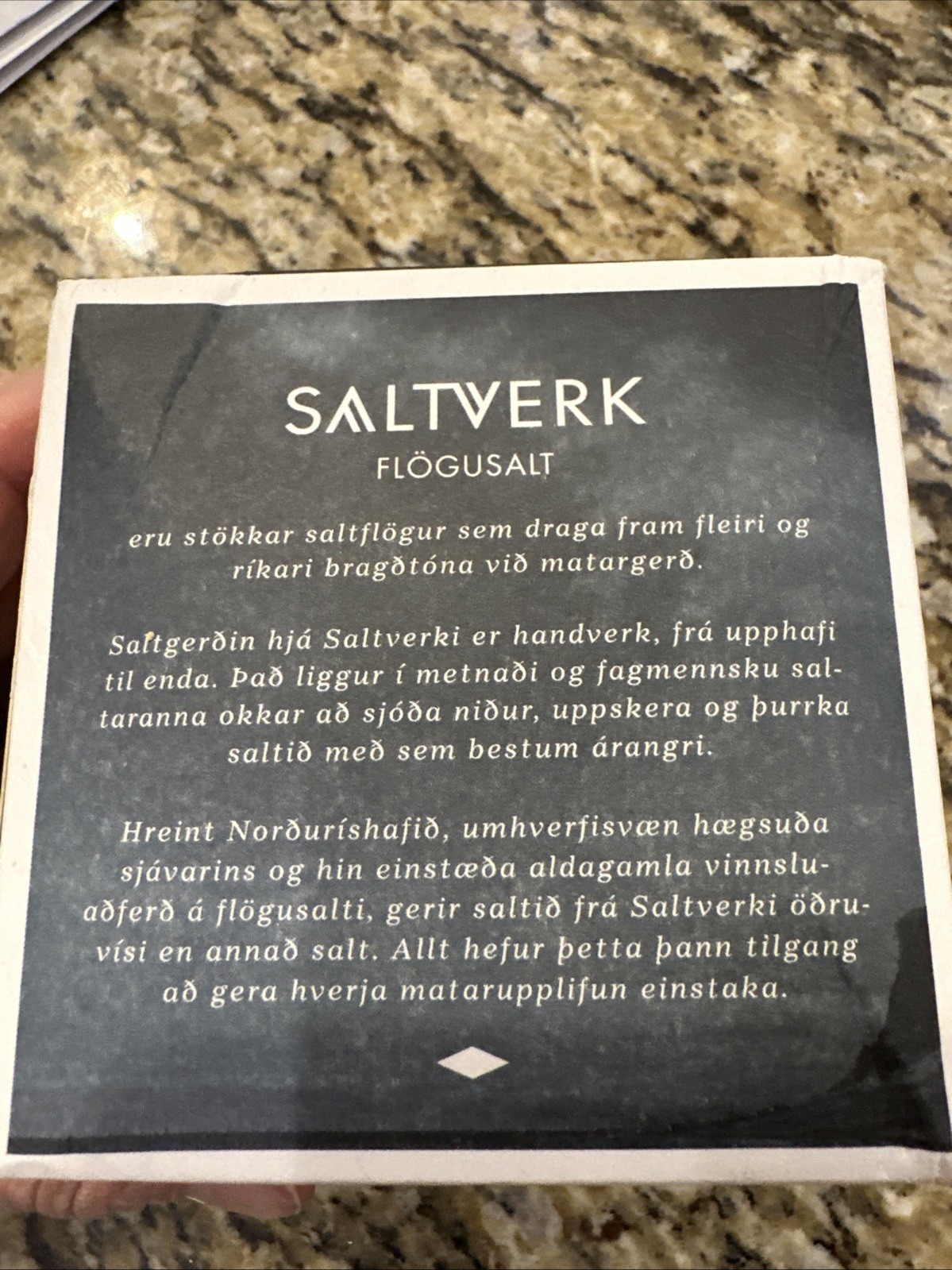 Saltverk Lava Sea Salt Gourmet, Icelandic 8.8 Hand Harvested Iceland Free Ship