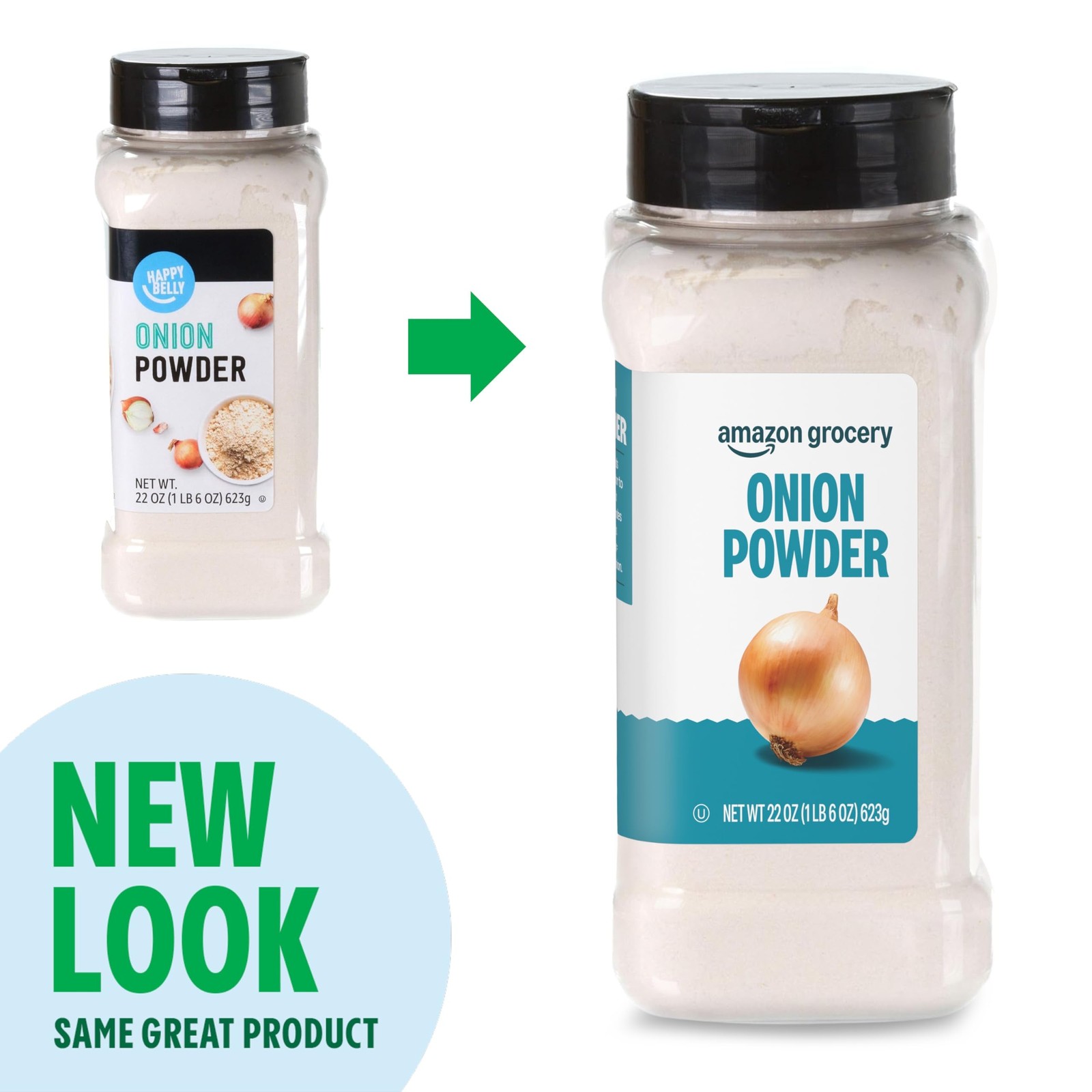 Amazon Grocery, Onion Powder, 22 Oz 22 Ounce (Pack of 1)