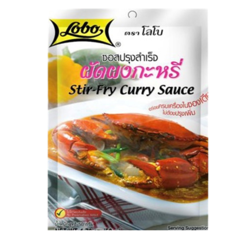 Lobo Thai Seasoning Mix & Cooking Paste Set 10 Packs Assorted Spicy Sauces