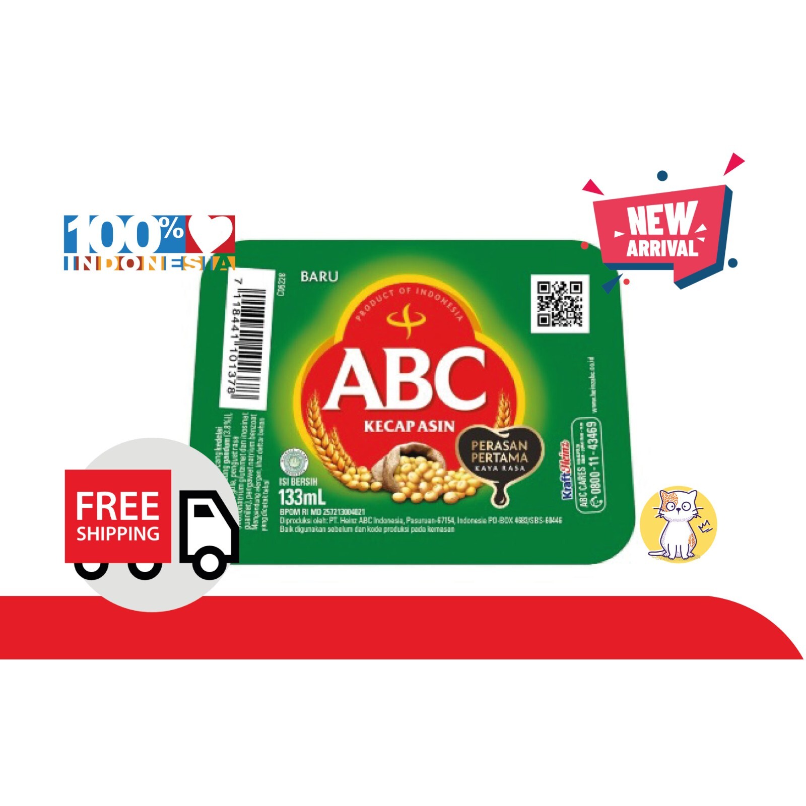[ABC] Soy Sauce 2 Pcs @ 133 ml – Bottle Edition – Home Food – INDONESIA