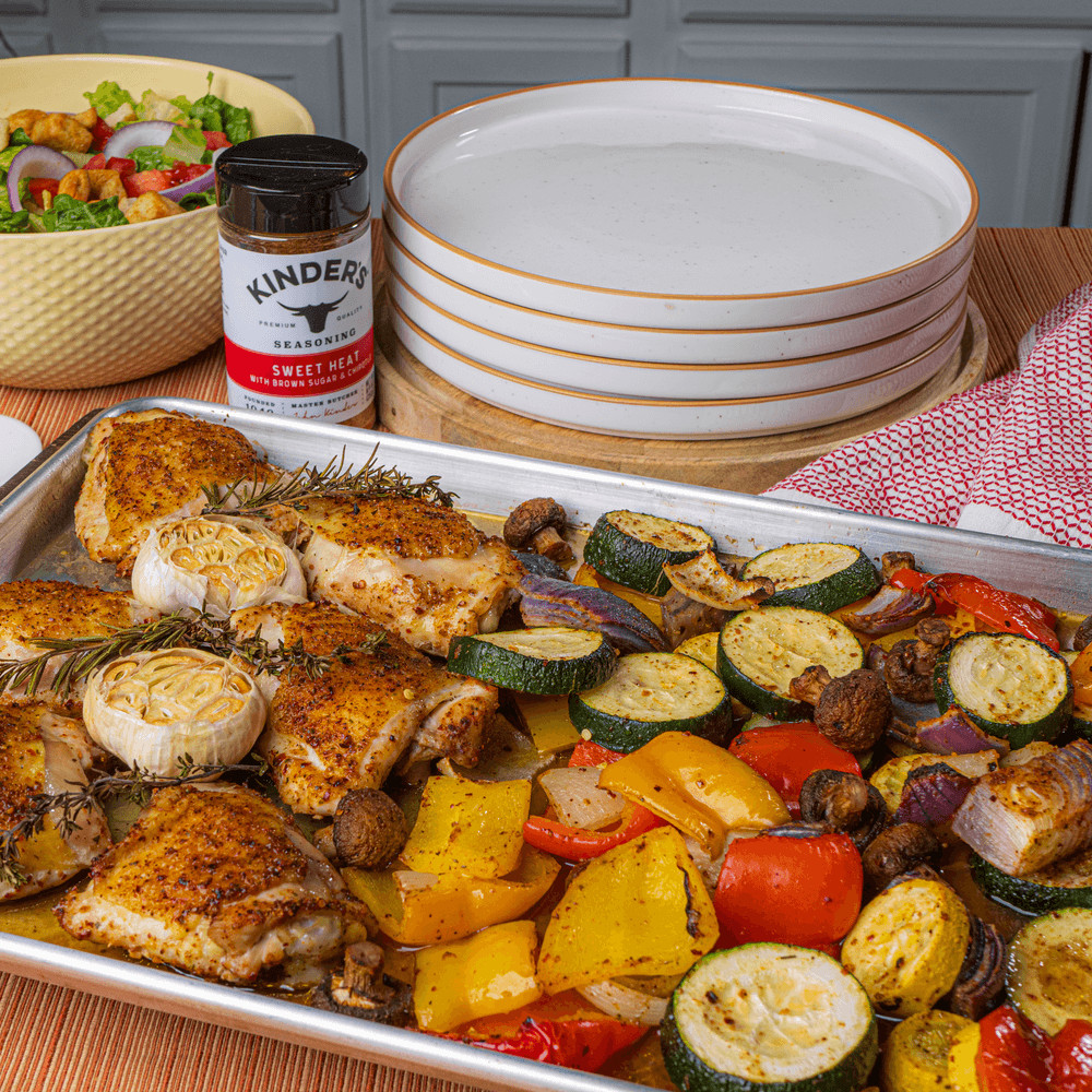 Kinder’s SWEET HEAT Seasoning 8.9 oz Brown Sugar & Chipotle Pork Chicken Salmon