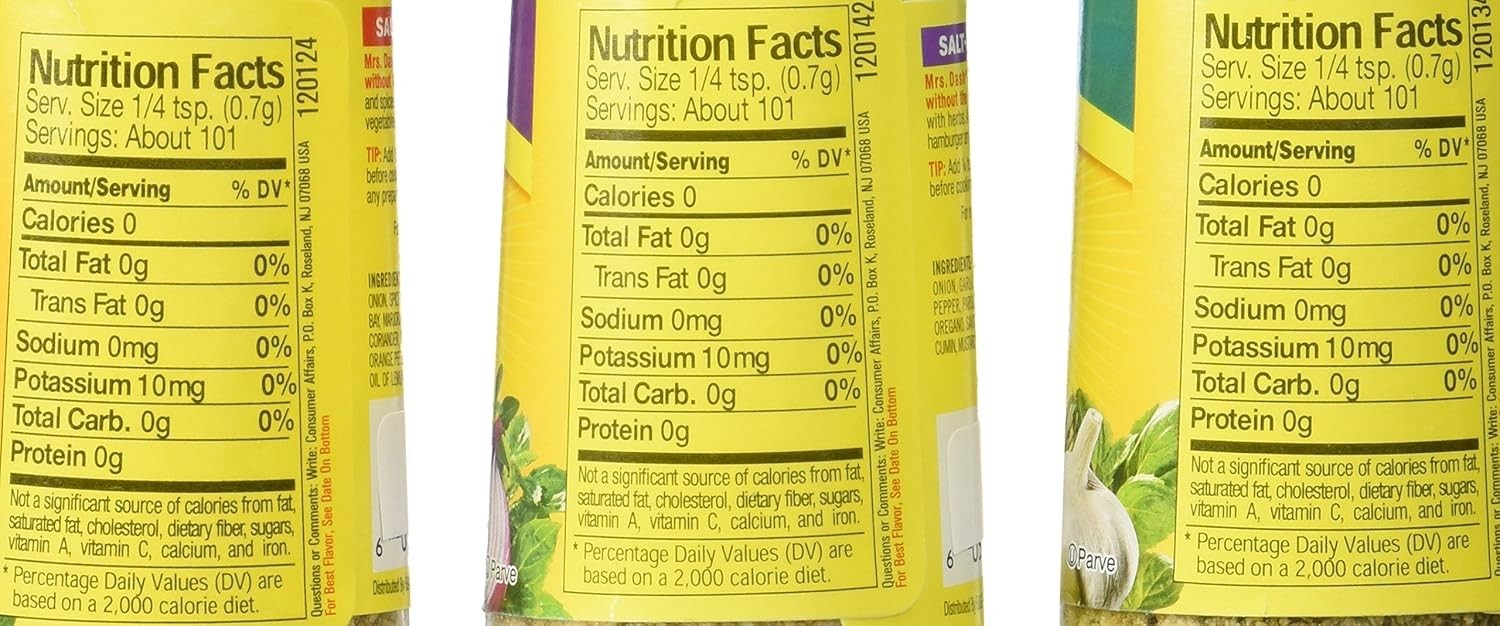 Combo All Natural Seasoning Blends 2.5 oz; ,Onion&Herb,Garlic&Herb by