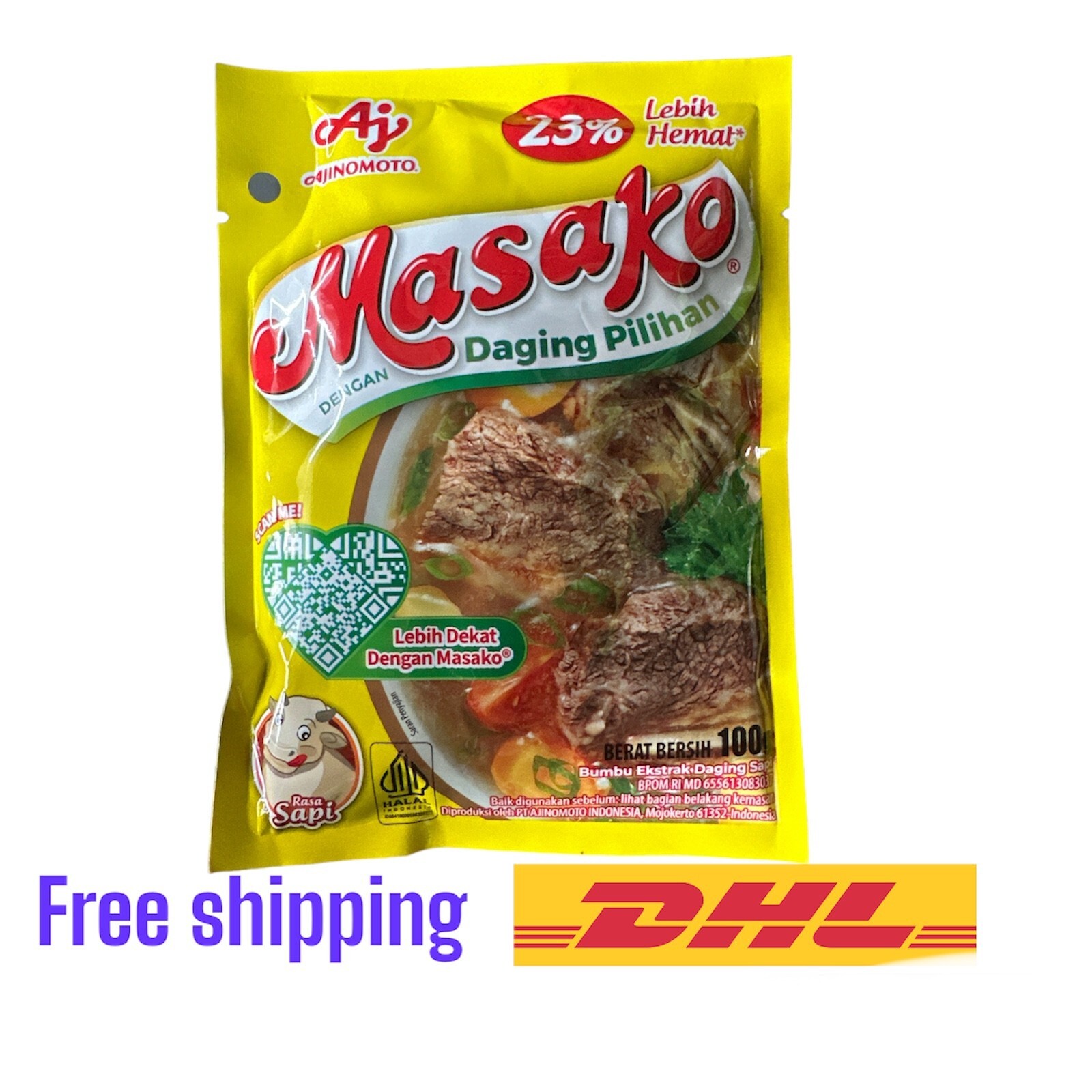 [MASAKO] 8X100g Penyedap Rasa BEEF Flavor Enhancer Aroma Seasoning Powder MSG