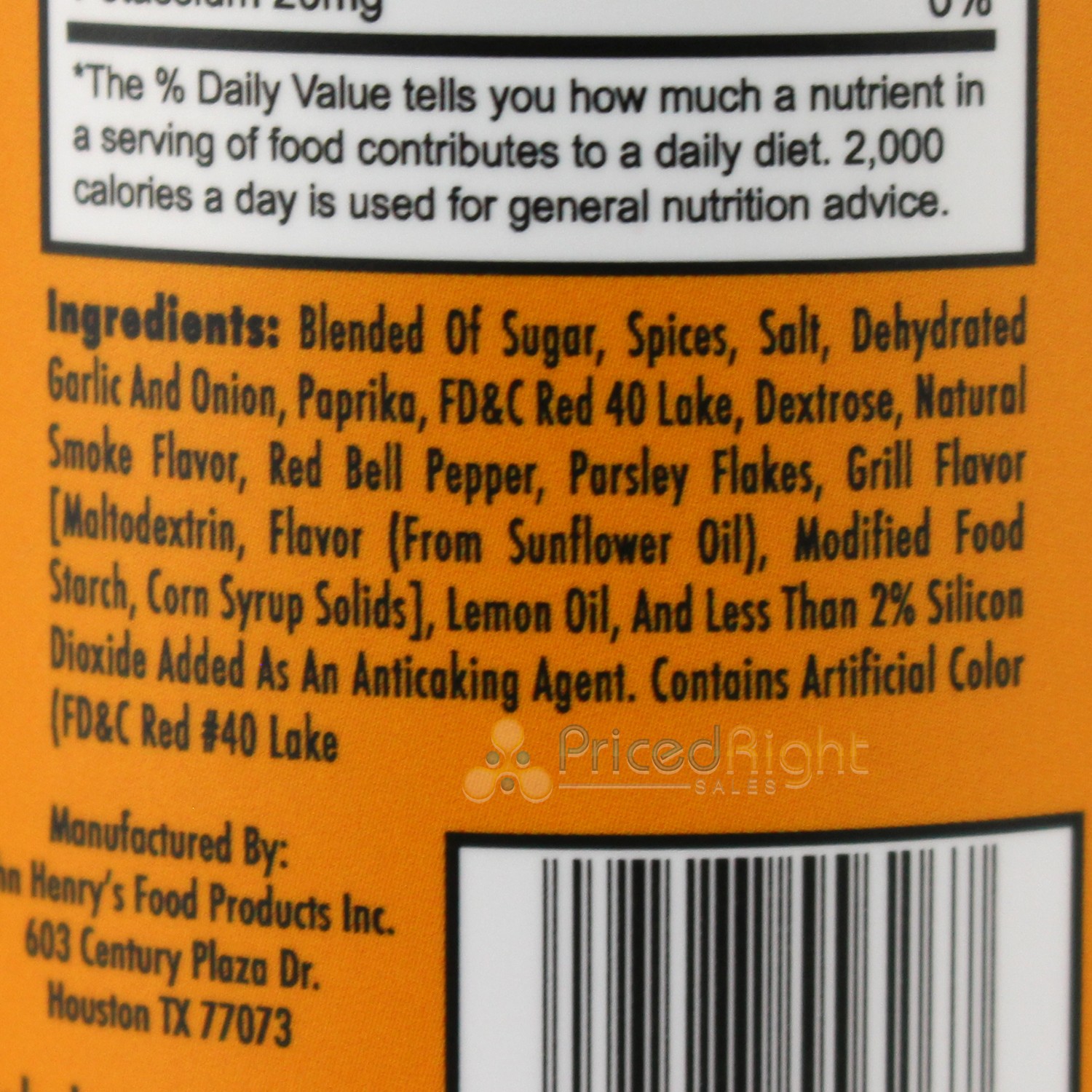 John Henry’s Store Hawaiian Rib Rub Seasoning 12 Oz Bottle All Purpose 55626