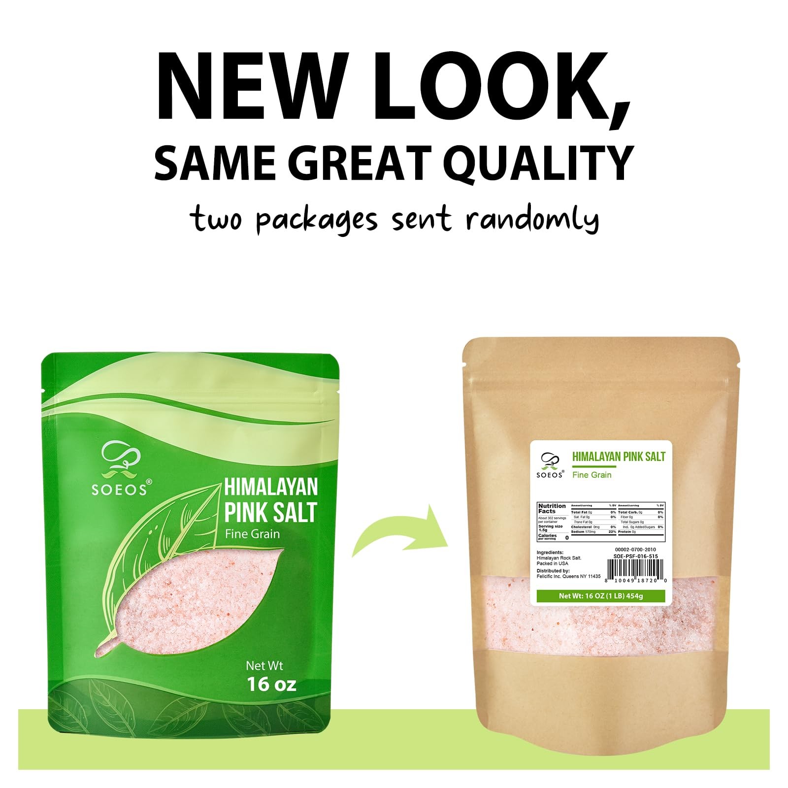 Fine Pink Salt 16oz Natural Mineral Rock Salt for Grinder Refill Cooking Use BBQ