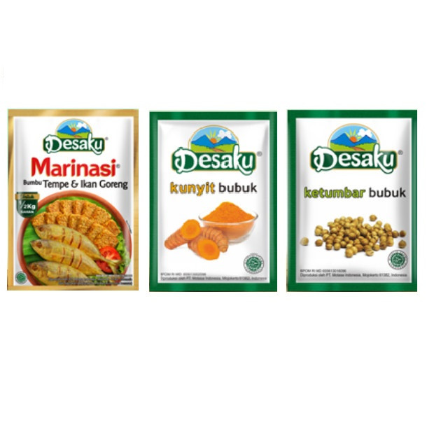 12 x DESAKU Indonesian Seasoning All Variants of Flavor