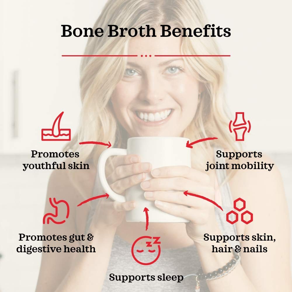 Kettle and Fire Beef and Chicken Bone Broth, Keto, Paleo, Whole 30 Approved, …