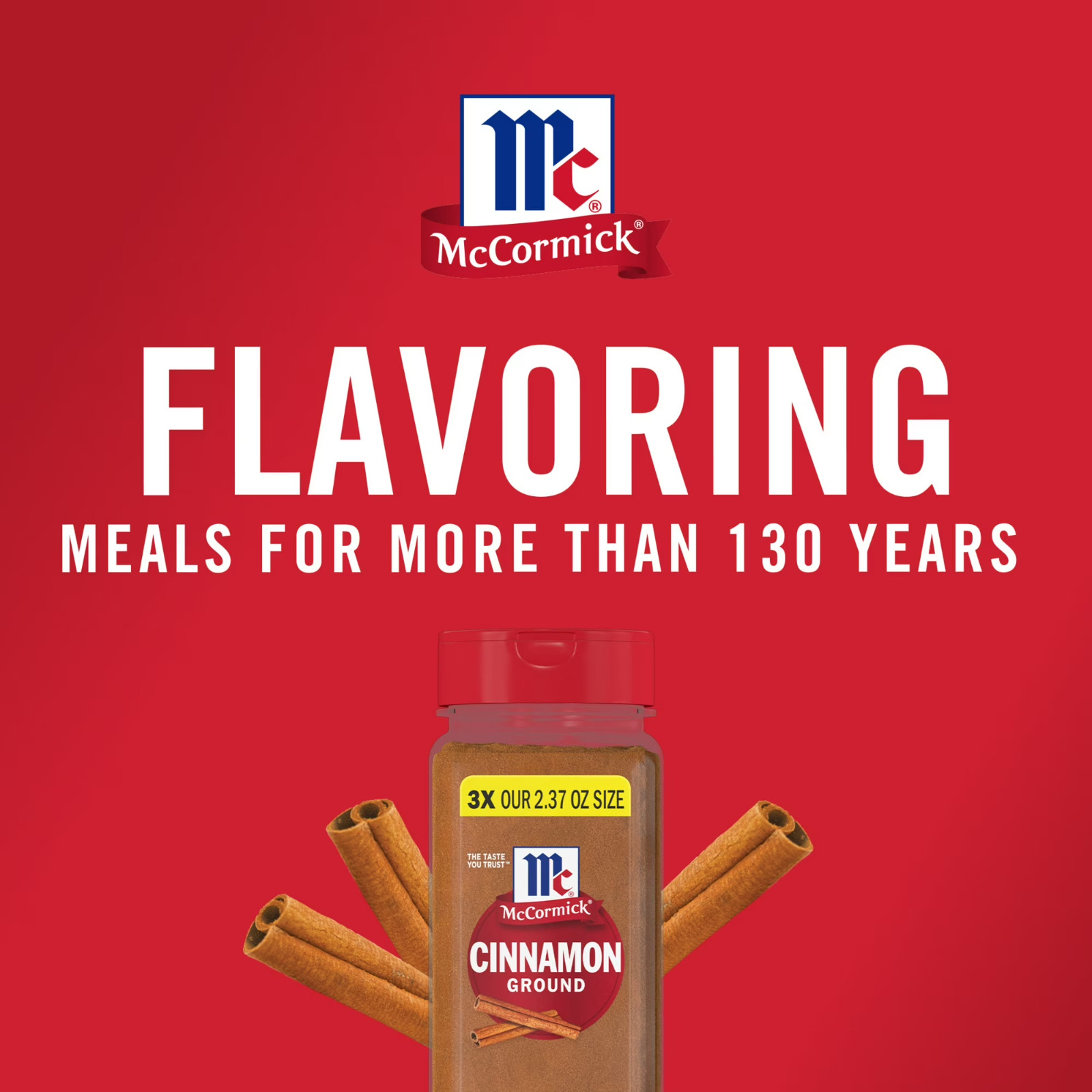 McCormick Kosher Ground Cinnamon, 7.12 oz Bottle
