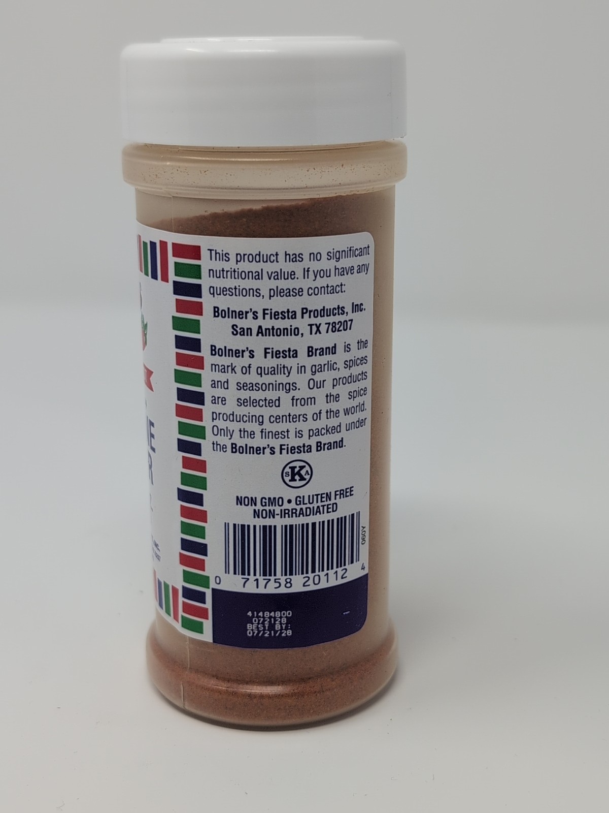 Bolner’s Fiesta Extra Fancy Cayenne Pepper 4 Ounce Plastic Shaker