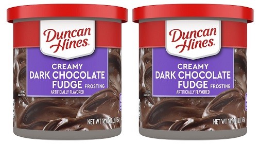 Duncan Hines Frosting Creamy Dark Chocolate Fudge 2 Pack