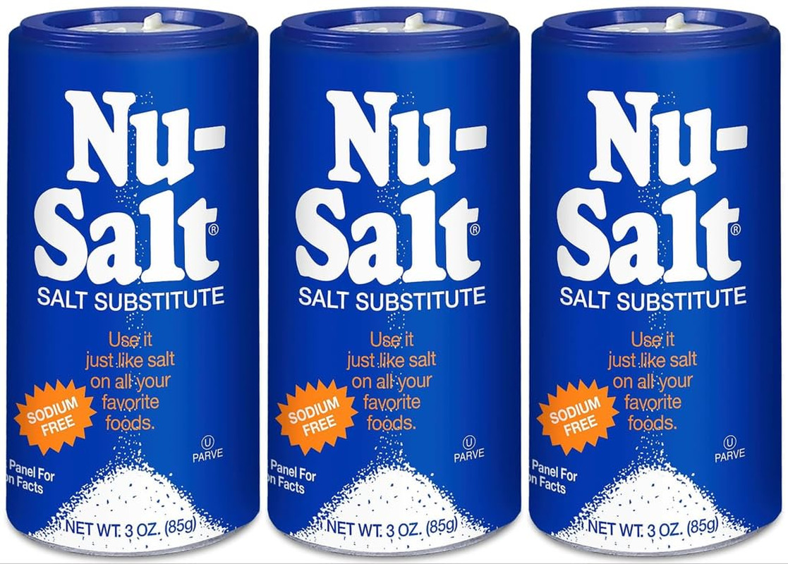 Sodium-Free Salt Substitute, Contains Potassium Chloride, Table Salt Alternative