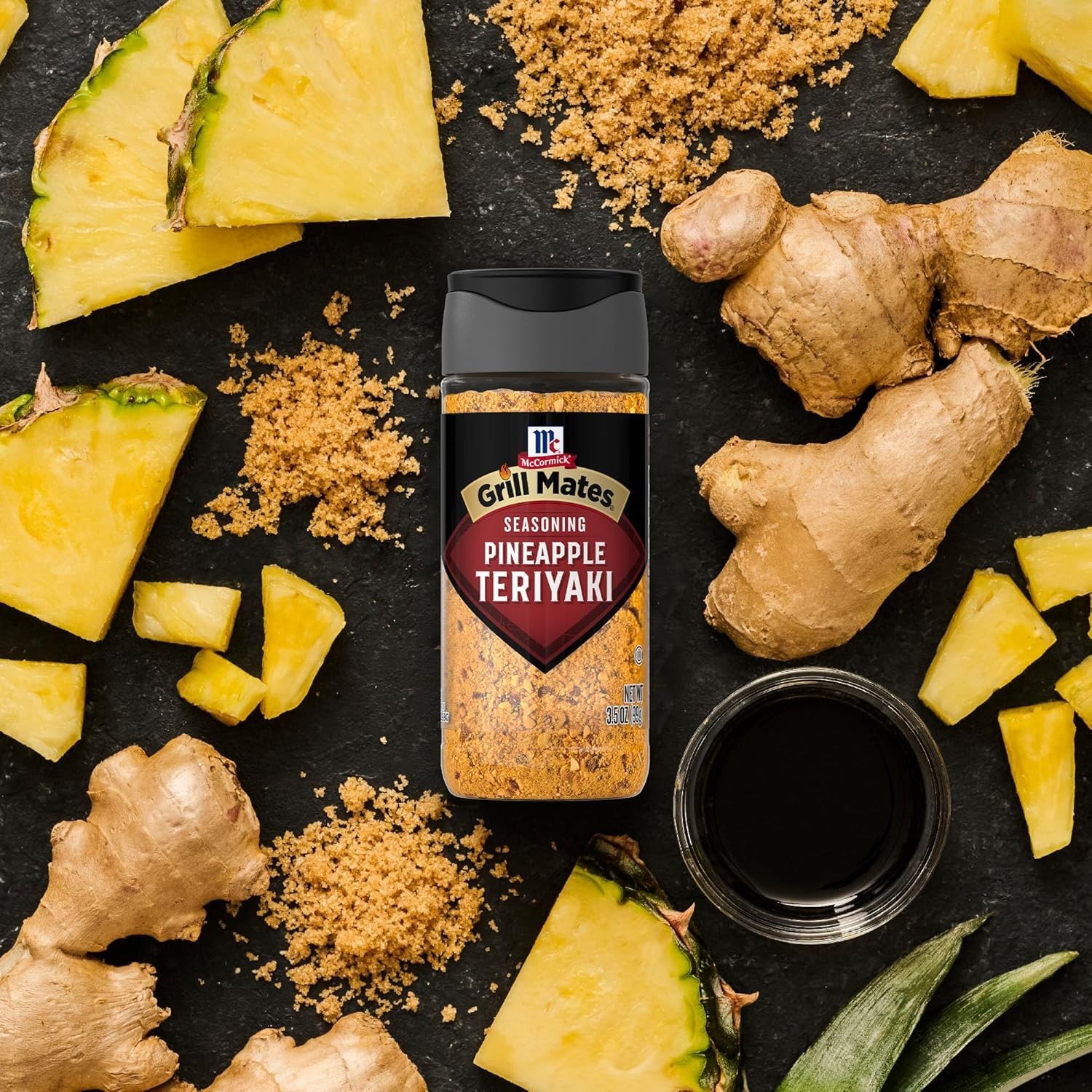 McCormick Grill Mates Pineapple Teriyaki Seasoning 3.5 oz for Pork Chicken