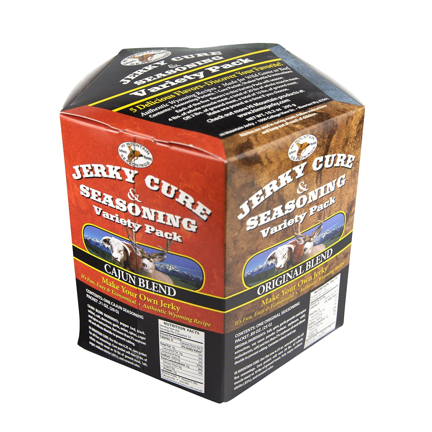 Jerky Seasoning And Cure Kit Variety Pack 5 Flavors Make Beef Venison Jerky