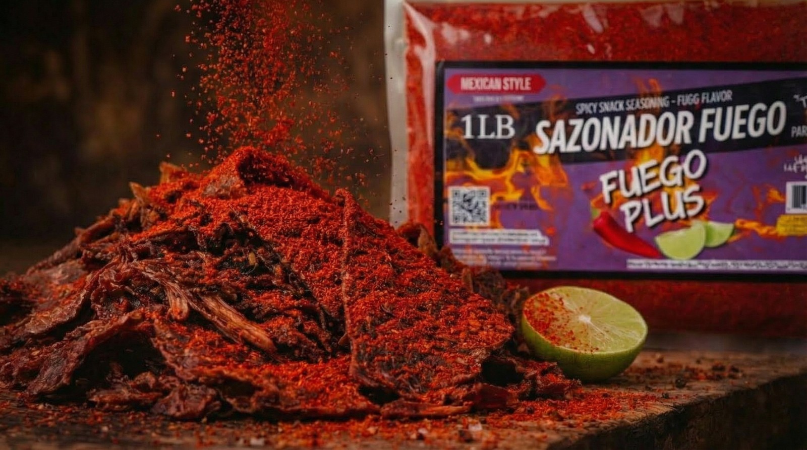 Fuego Seasoning – Extra Spicy Snack Flavor ( 2 LB) Fuego Sazonador