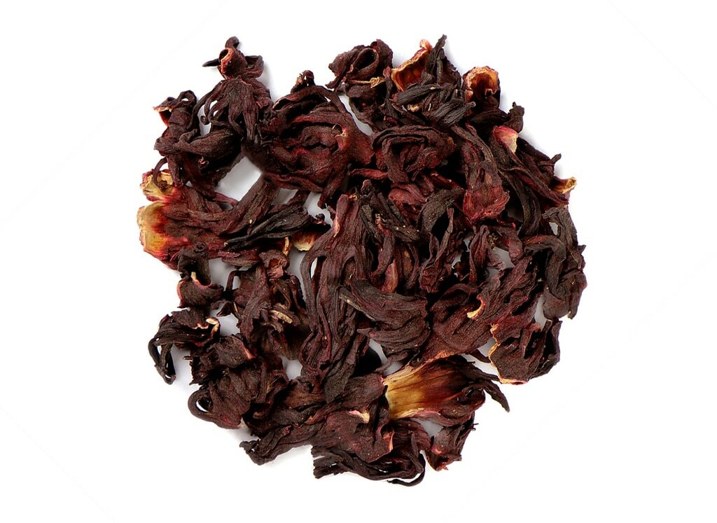 Hibiscus Flowers Whole (Hibiscus sabdariffa) Organic 1 oz.