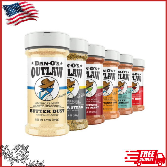 New Outlaw Seasoning 6‑Bottle Set