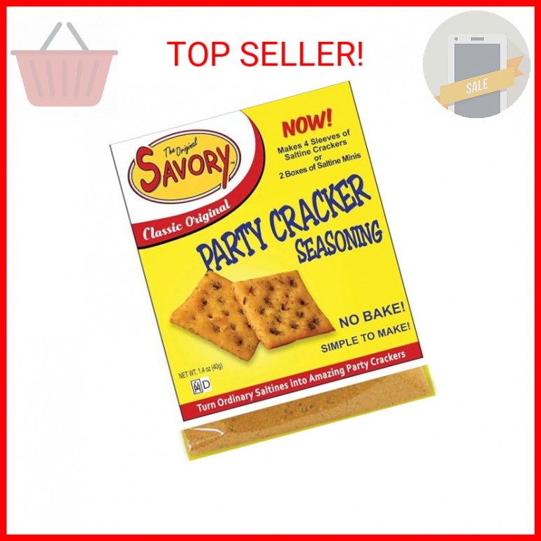 Savory Saltine Seasoning, 1.4 Ounce (Pack of 2)