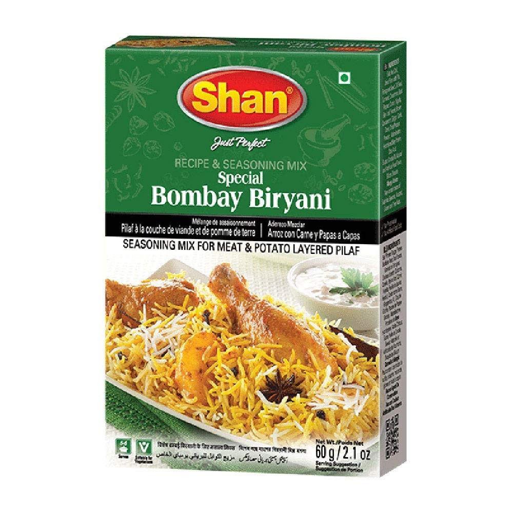 Shan Special Bombay Biryani Masala, 2.12 oz ℮ 60 g, 6 Pack, FREE SHIPPING