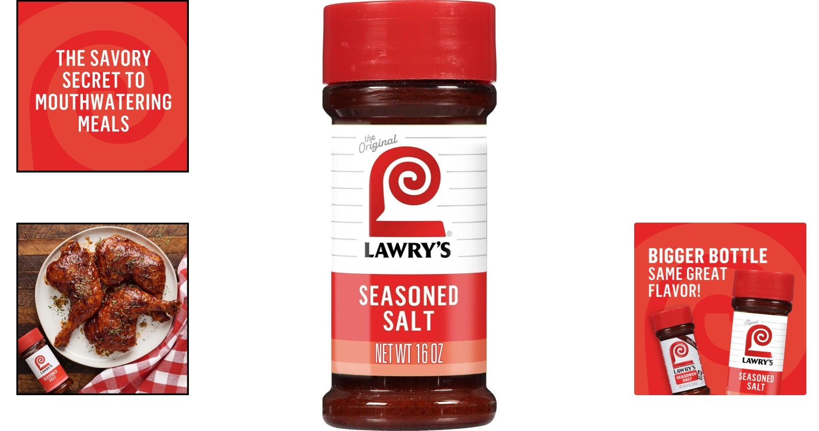 Lawry’s Seasoned Salt 16 oz – Kosher, No MSG, All-Purpose Flavor Enhancer