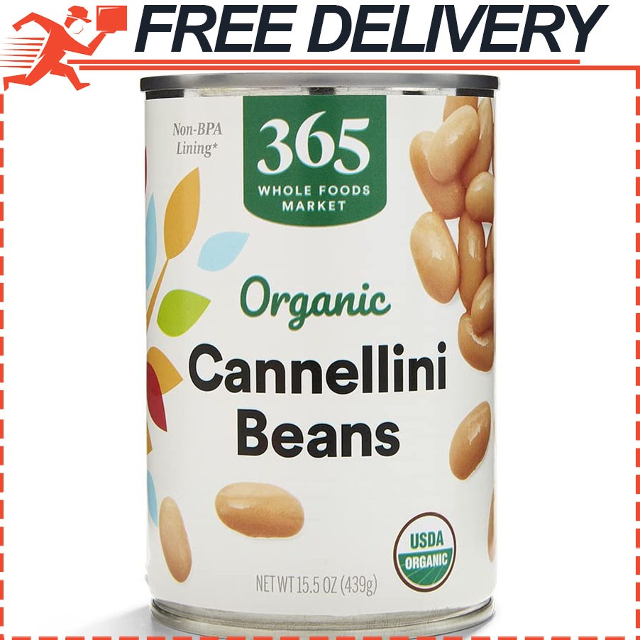 365 by Whole Foods Market, Organic Cannellini Beans, Non-GMO, 15.5 Ounce