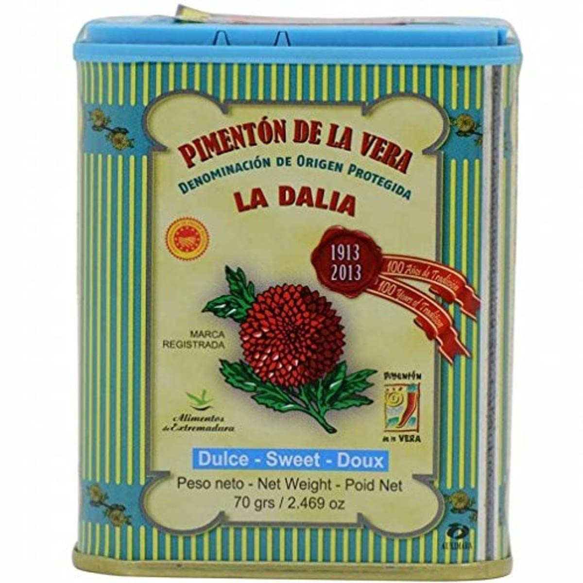 Sweet Smoked Paprika from Spain 2.469 Oz
